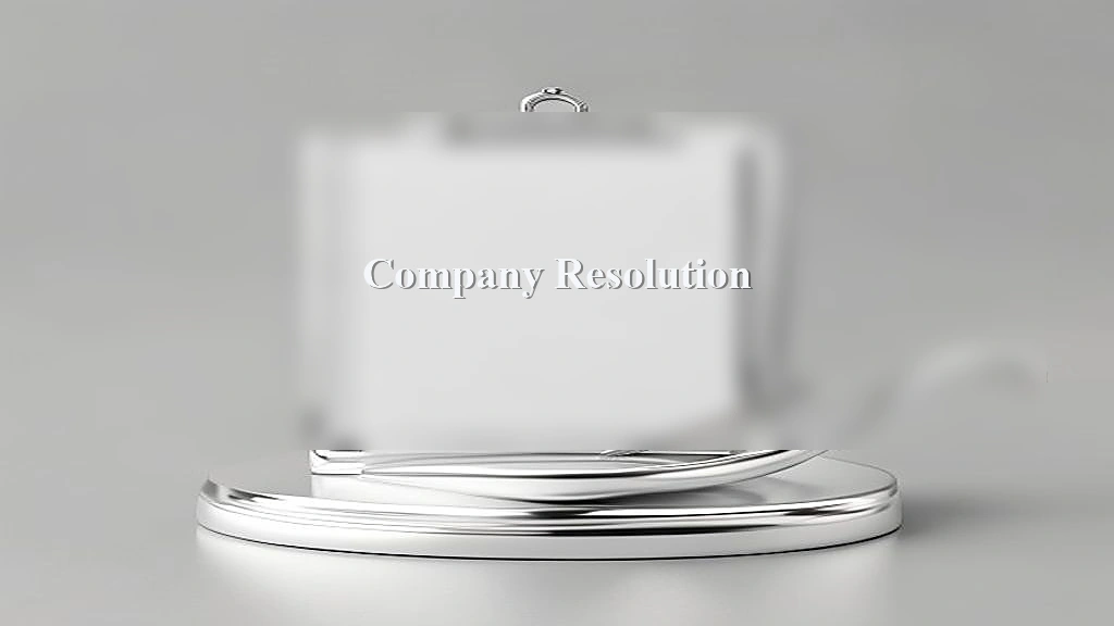 Photograph representing Company Resolution
